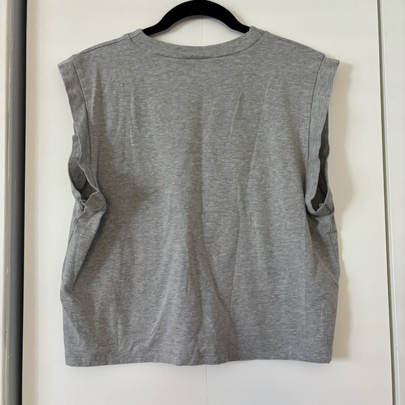 ASOS DESIGN Gray Drop Armhole Tank Athleisure Soft Stretchy Women's Medium - Picture 4 of 9